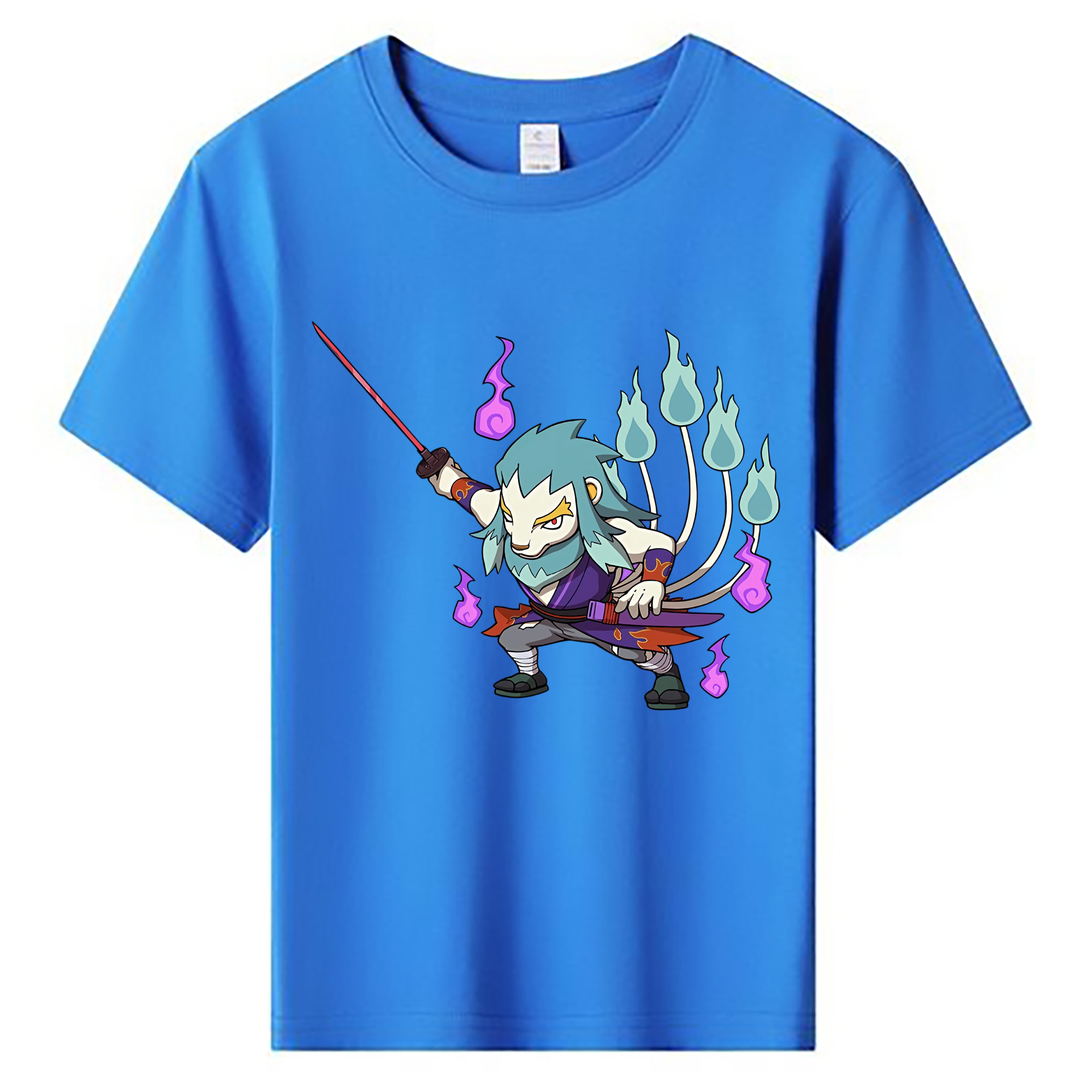 （画像用） 妖怪ウォッチ Yo-kai Watch 綿100％キッズTシャツ（フロントプリント）